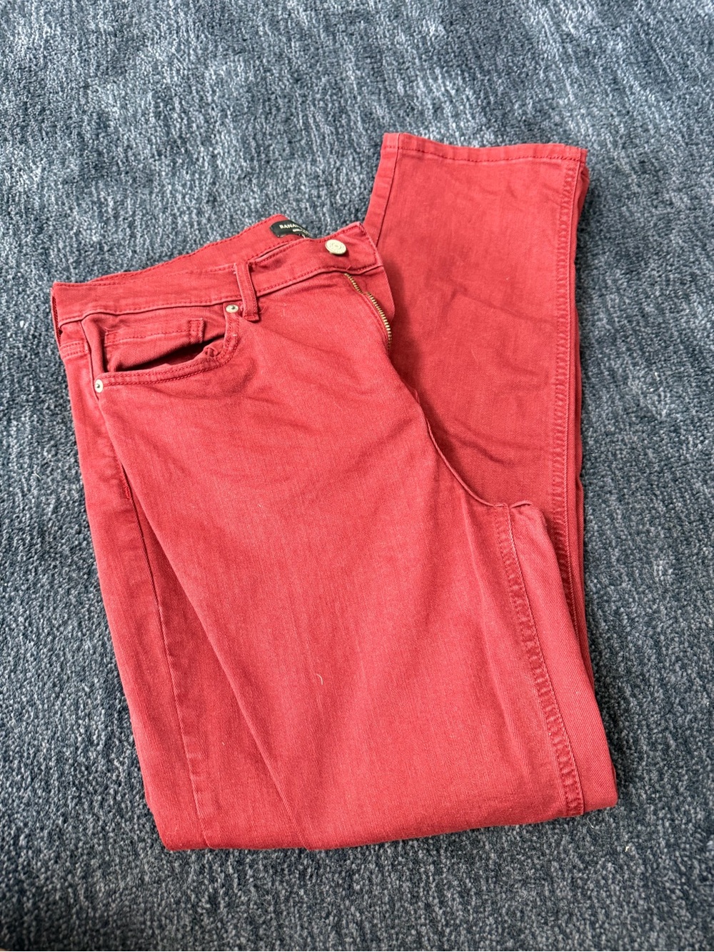 Banana Republic Girlfriend Jean Maroon
